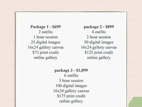 Image titled Set Photography Rates Step 7