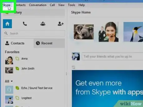 Image titled Block Contact Requests on Skype on PC or Mac Step 2
