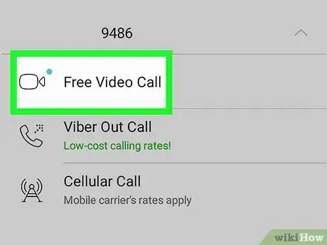 Image titled Video Chat on Viber on Android Step 4
