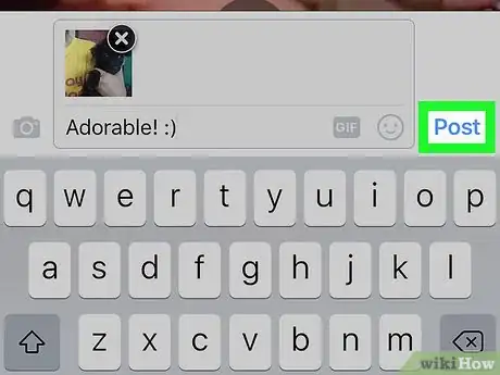 Image titled Add Photos to a Post on Facebook Step 12