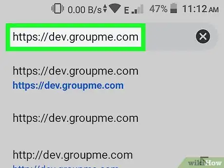 Image titled Make a GroupMe Bot on Android Step 1