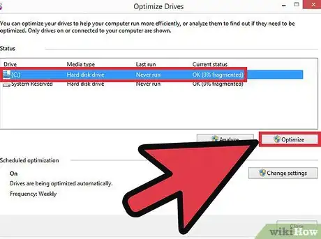 Image titled Defrag (Disk Defragment) a Hard Drive on Windows 8.1 Pro Step 10