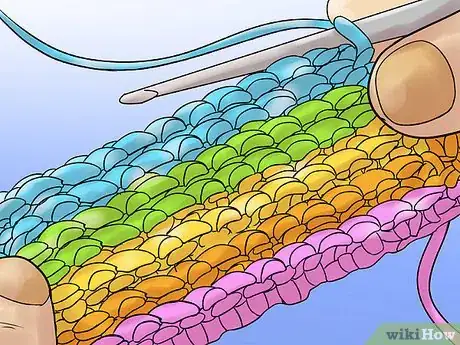 Image titled Crochet Rainbow Dish Cloths Step 8