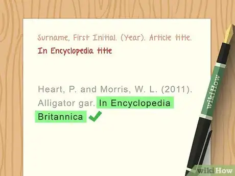 Image titled Cite an Encyclopedia in APA Step 7