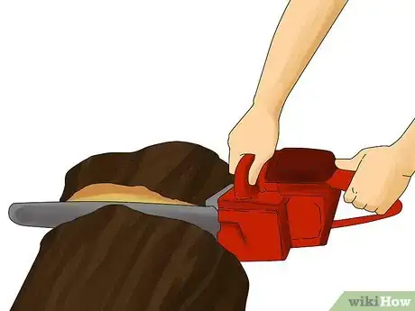 Image titled Split Gnarly Firewood Step 2