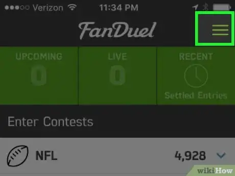 Image titled Use the FanDuel Fantasy Sports App Step 7