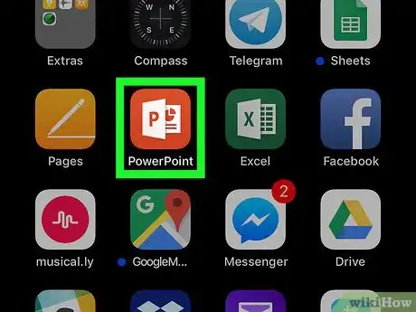 Image titled Create a Flowchart in PowerPoint on iPhone or iPad Step 1