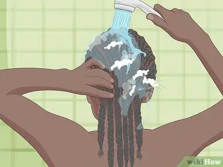 Image titled Wash Micro Braids Step 11