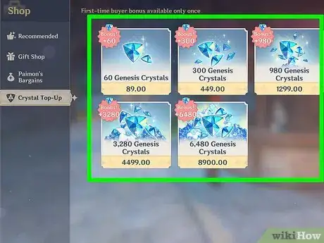 Image titled Earn Primogems in Genshin Impact Step 1