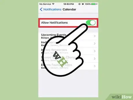Image titled Turn Off Calendar Notifications on an iPhone Step 4