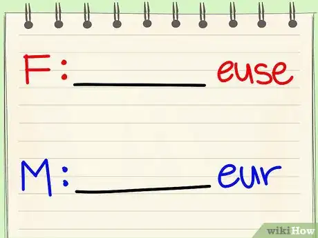 Image titled Change Masculine Nouns to Feminine Nouns in French Step 3