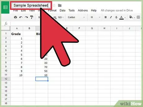 Image titled Use Google Spreadsheets Step 11