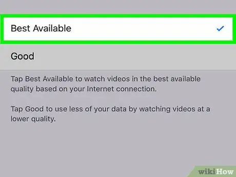 Image titled Change Playback Quality for the TV App on an iPhone Step 4