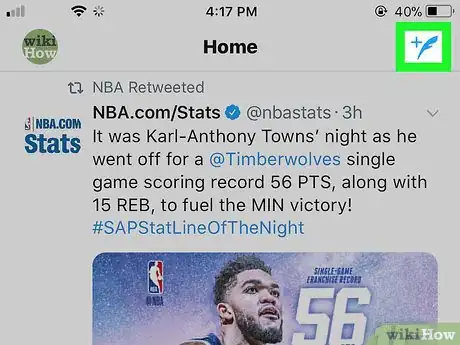 Image titled Upload Twitter Videos on iPhone or iPad Step 2