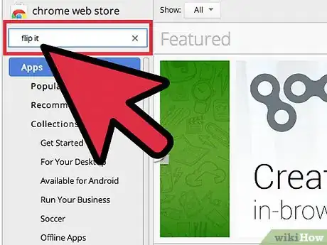 Image titled Install and Use the Flip It Chrome Extension and Bookmarklet Step 2