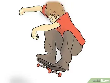 Image titled Ollie Big Stairs or Gaps on Your Skateboard Step 6