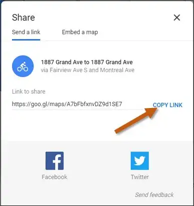 Image titled Click copy link v1a