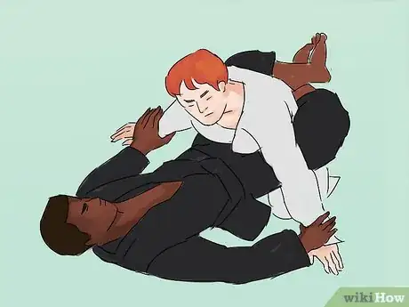 Image titled Set up the Kimura from the Closed Guard in Jiu Jitsu Step 2