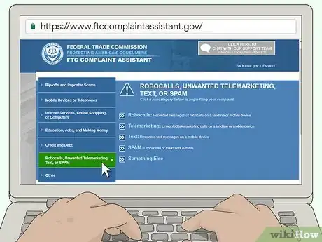 Image titled Report a Telemarketer Step 1