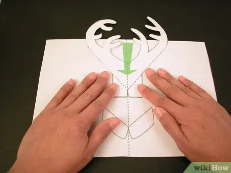 Image titled Make a Reindeer Pop up Card (Robert Sabuda Method) Step 17
