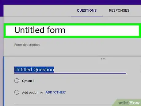 Image titled Create a Google Form on PC or Mac Step 3