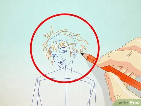 Image titled Draw Manga Boys Step 5
