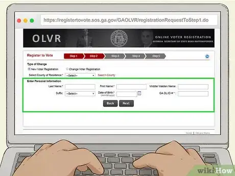 Image titled Register to Vote in Georgia Step 8