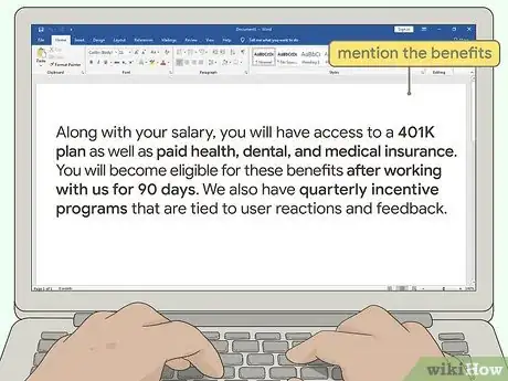 Image titled Write an Offer Letter Step 8