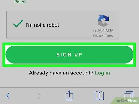 Image titled Create a Spotify Account Without Facebook on iPhone or iPad Step 14