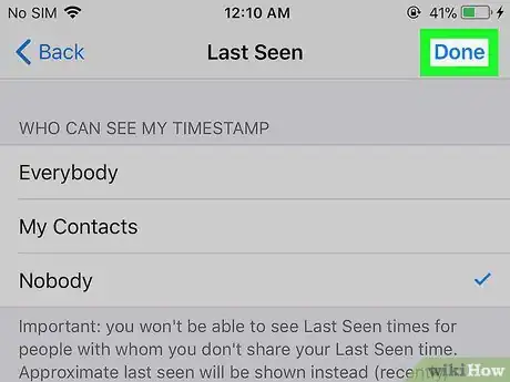 Image titled Hide Last Seen on Telegram on iPhone or iPad Step 10