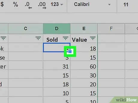Image titled Fill a Series on Google Sheets on PC or Mac Step 4