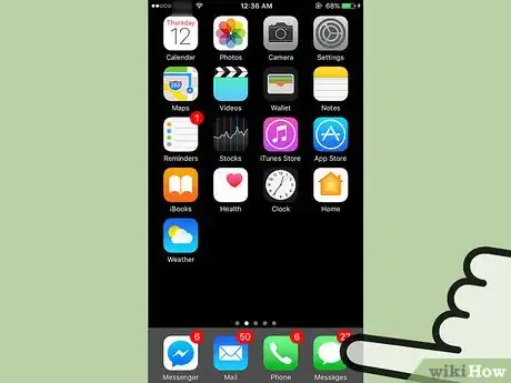 Image titled Search on Apple Messages Step 1