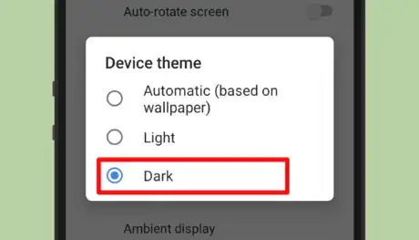 Image titled Enable the Device Theme on Android Pie.png