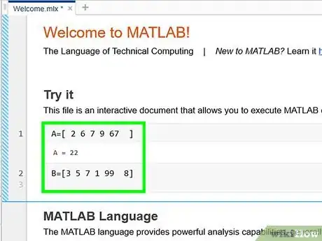 Image titled Define, Add, and Subtract Matrices in MATLAB Step 8