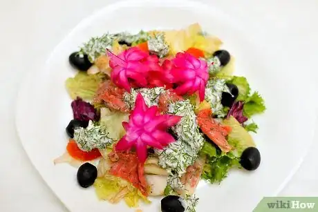 Image titled Dress Up a Salad with Edible Flowers Final