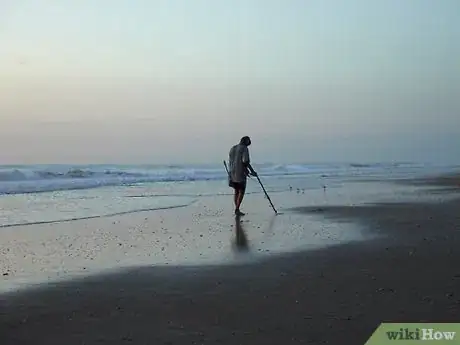 Image titled Scour a Beach With a Metal Detector Step 3