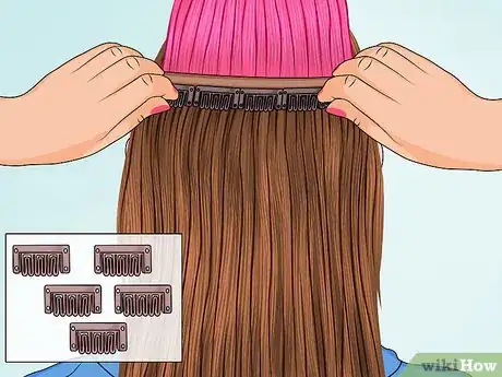 Image titled Color Streak a Ponytail Step 11