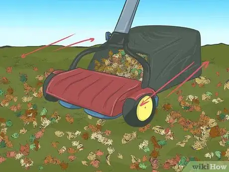 Image titled Mulch Leaves with a Lawn Mower Step 3