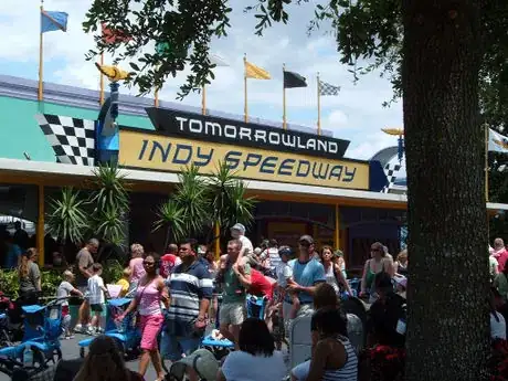 Image titled Tomorrowland Indy Speedway Magic Kingdom Walt Disney World
