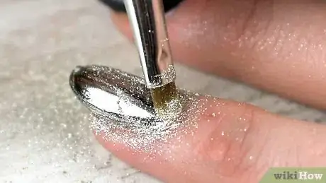 Image titled Do a Manicure with Sharpie and Mirror Powder Step 9