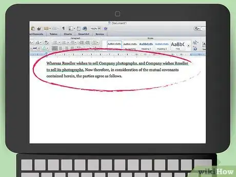 Image titled Draft a Reseller Agreement for Photographs Step 4