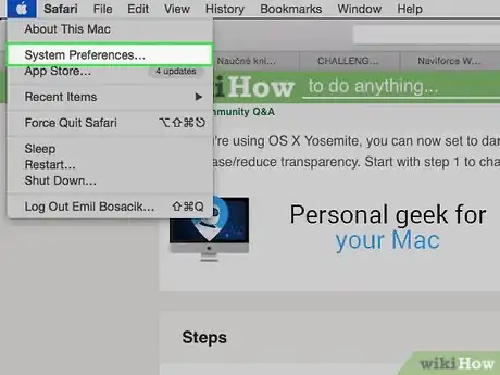 Image titled Change the Color of Your Dock on OS X Yosemite (Mac) Step 1