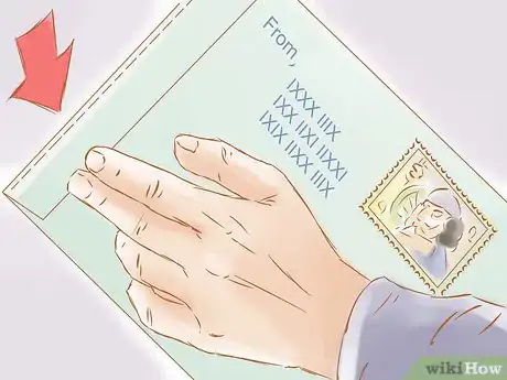 Image titled Open an Envelope Having Three Perforated Sides Step 4