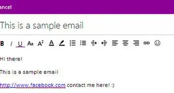 Add Hyperlinks to Email Messages in Hotmail