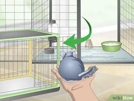 Image titled Clean a Pet Cage with a Fleece Bottom Step 3