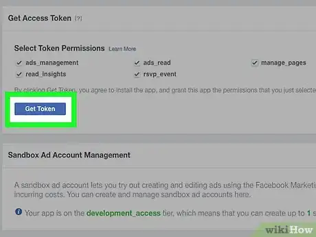 Image titled Get Access Tokens on Facebook Step 11