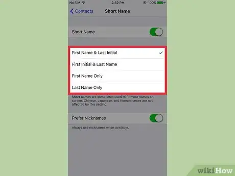 Image titled Shorten Contact Names on an iPhone Step 4