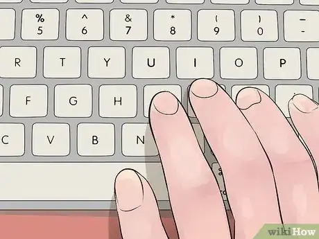 Image titled Put Your Hands on a Keyboard Step 10