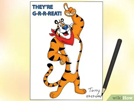 Image titled Draw and Color Tony the Tiger Step 14