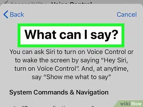 Image titled Use Voice Control on iPhone or iPad Step 6